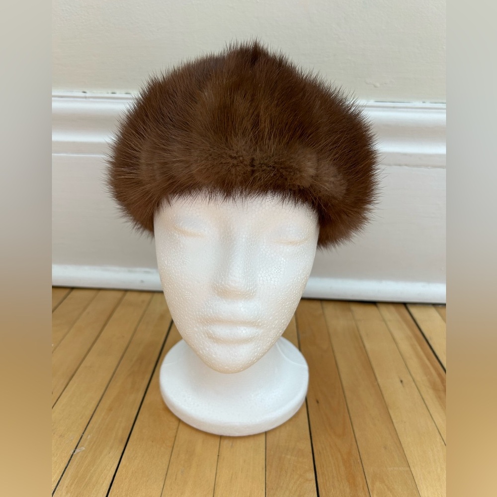 Vintage Classic Brown Fur Hat